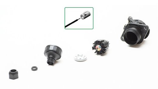 Socket outlet 7 poles 24v EBS-ABS ISO 7638-1