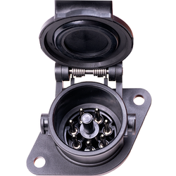 Presa Erich Jaeger base 7 poli 24v EBS-ABS ISO 7638-1 con collegamenti a vite