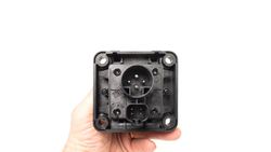 Embase connecteur noir Isobus Actif (Maître) 12V 9P ISO 11783-2