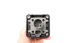 Base connettore grigio Isobus Passivo (Slave) 12V 9P ISO 11783-2