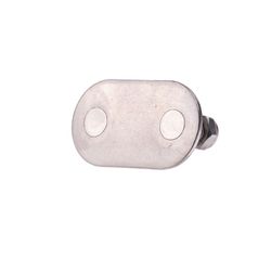 Stainless steel base for securing trailer tarpaulin tensioner