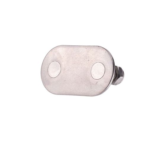 Stainless steel base for securing trailer tarpaulin tensioner