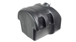 18 liter water tank with black soap dish