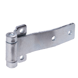 Zinc plated iron angled hinge