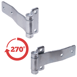 Stainless iron angled hinge