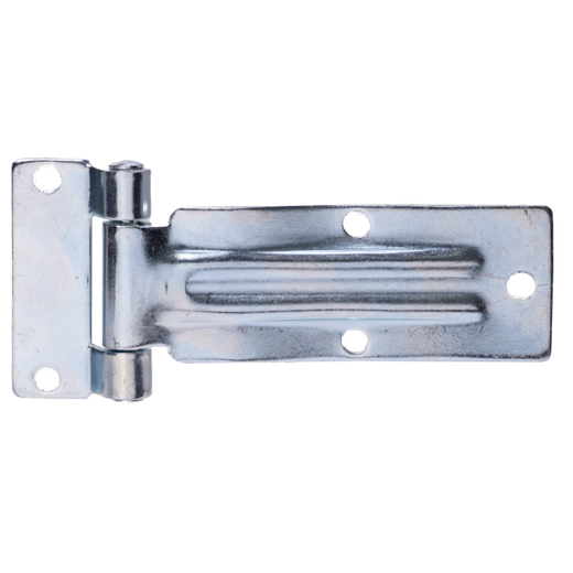 Zinc plated iron sheet hinge with long ribs