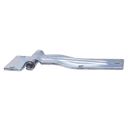 Zinc plated iron sheet hinge with long ribs