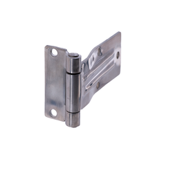Stainless iron sheet hinge with long ribs
