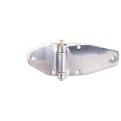 Bisagra lateral 185 inoxidable pulido con engrasador