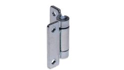Small zinc plated iron booklet hinge