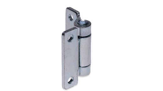 Small zinc plated iron booklet hinge