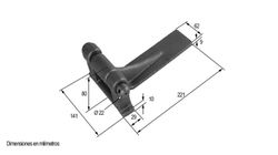 Hinge 221 tipper double support