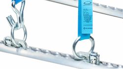 Doppelbeschlag mit Ring für Tragschiene aus Aluminium für die Luftfahrt