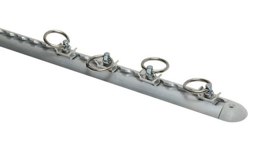 Encaixe simples com anel de trilho de carga de alumínio aeronáutico