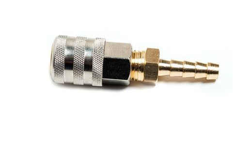 Safety tire inflation nozzle 2 tabs