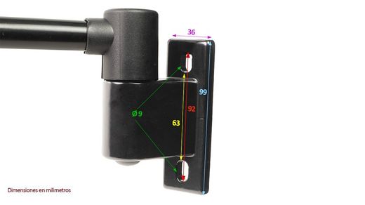 Braccio retrovisore estensibile per trattore