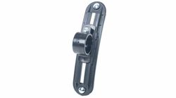 Adjustable plastic flange for tube Ø 54 fender support