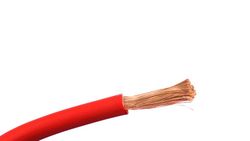 Seção do cabo de partida 35 mm² Ø 6 mm de cobertura de cobre cor vermelha cortada em metros