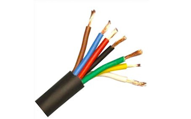 Cable eléctrico remolque manguera flexible 7 hilos —
