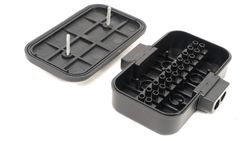 Caja conexiones corriente 10 vías
