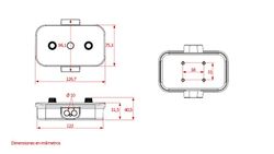 Caja conexiones corriente 10 vías