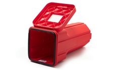 Fire extinguisher box 6 Kg Sliden red with inspection window