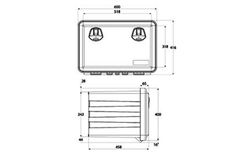 Plastic box 600 Daken Just 81104