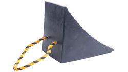 Truck wheel rubber chock