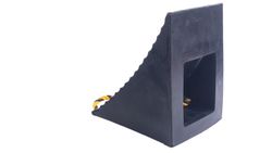 Truck wheel rubber chock