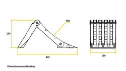 Folding plastic wheel chock Origamy approved DIN76051-53
