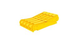 Folding plastic wheel chock Origamy approved DIN76051-53