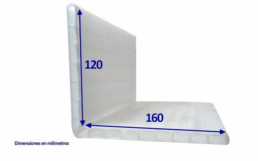 Angolo di protezione angolare per merci 1,2 m -30ºC/+80ºC