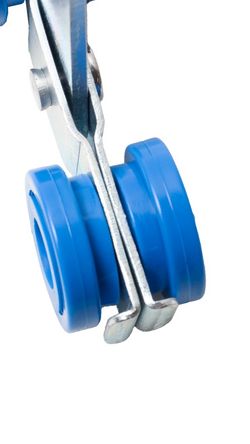 Carrinho de rodas para toldo de lona deslizante