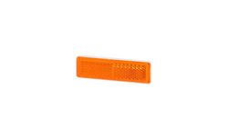 Catadioptrico adhesivo rectangular ámbar decorativo