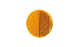 Catadióptrico redondo 79mm ambar (1 unidad). Sujeción con tornillo