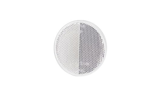 79 mm weißer runder Reflektor (1 Einheit). Schraubbefestigung