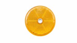 Support de feu arrière Lecitrailer réflecteur rond ambre