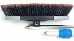 Escova profissional para lavagem de carros com cabelo natural rombudo e fio de metal 606