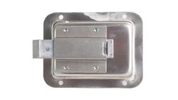 Shiny stainless steel lock with key 120 x 90 mm for drawer