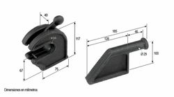 Large tipper top rocker lock