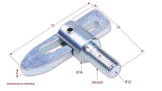 M12 screwable rocker lock