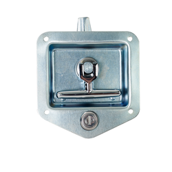 Zinc-plated lock with key for metal drawer