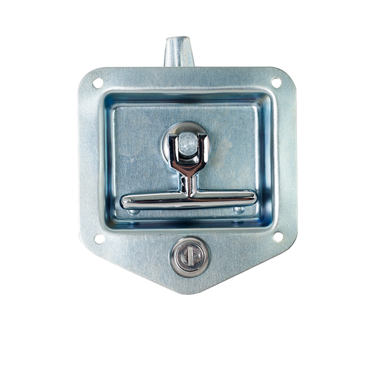 Zinc-plated lock with key for metal drawer