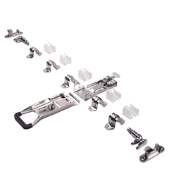 Stainless steel 27 bolt closure with lock