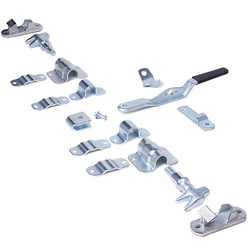 Fermeture à pêne dormant réversible de type conteneur de 27 pouces