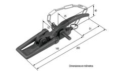 Catalan forge closure with insurance 200