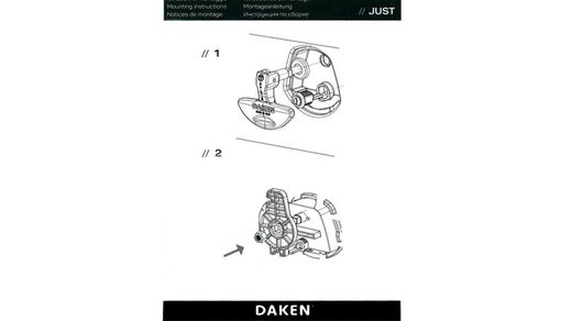 Nylon lock with keys drawer tools series Just Daken