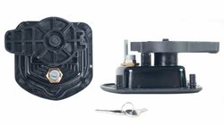 Plastic lock with key Bawer drawer made of 1.5mm sheet metal