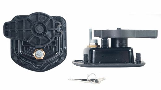 Plastic lock with key Bawer drawer made of 1.5mm sheet metal