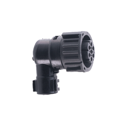 90° abgewinkelter, wasserdichter Stecker für AMP 1.5-Stecker für 7-polige Pilotierung